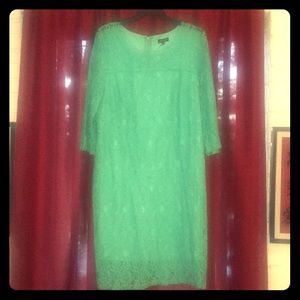 Mint Green Lace Dress-Never Worn